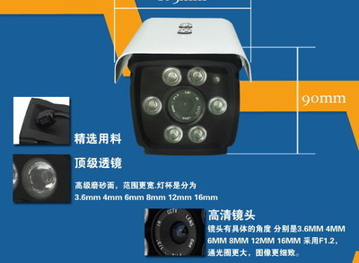 探索專業(yè)監(jiān)控新選擇 藍視通900線高清陣列夜視攝像頭